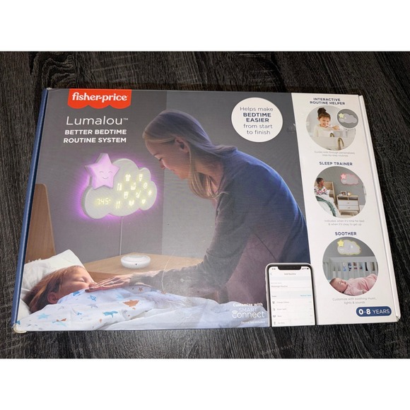 Fisher-Price Lumalou Better Bedtime Routine System Baby Toddler Sleep Trainer - Picture 2 of 6